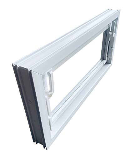 Trobak Kellerfenster weiss 70 x 30 cm Isolierglas UG-Wert 3,3 von Trobak