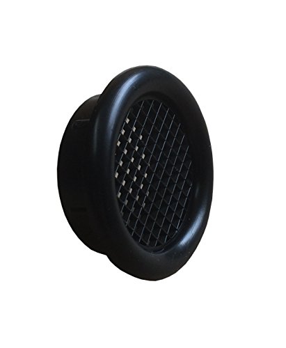 Trobak Möbellüfter rund schwarz Durchmesser 32 mm von Trobak