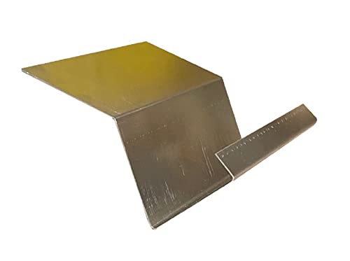 Verbinder Vordach Dachrinne Aluminium natur V- Mini von Trobak