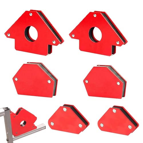 Trochate Magnetischer Schweißhalter - Winkelschweißpositionierer Schweißzubehör - Hochbelastbare Halterung Mit Haltefunktion Für 45°, 90° Und 135° Winkel von Trochate