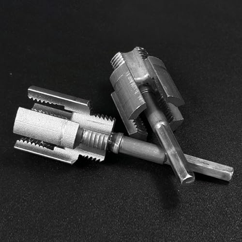 Trochate PVC Rohrgewindeschneider - PVC Schneideinsatz Für Bohrmaschinen | Schneidzubehör Bohraufsatz Fittingextraktor Spreizung Für Reparatur Schlauch Garten Gefrierschrank Installation von Trochate