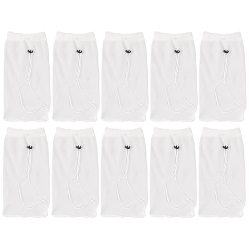 Trochate Pool Vacuum Mesh Filter Beutel - Schwimmbad Laub Staubsauger Net Beutel | 10 Stück Wiederverwendbare Nylon Taschen Zubehör Für Wasserreinigung Gegen Schmutz Haare Sand Schlamm Blätter Abfall von Trochate