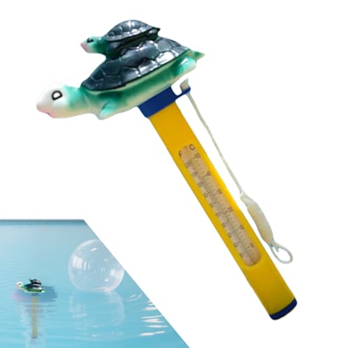 Trochate Schwimmbad Thermometer - Wassertemperatur Thermometer Mit Schnur - Präzises Messgerät Mit Schneller Reaktion Für Außenbereich Innenbereich Aquarien Seen Badewannen Whirlpools von Trochate