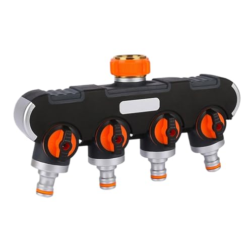 Trochate Wasserhahn Verteiler,Wasserrohr Adapter | Lecksicherer 4-Wege-Adapter Für Tropfbewässerung Gartenberegnungssysteme Rasenbewässerung Trochate Wasserhahn Verteiler,Wasserrohr Adapter | Lecksicherer 4-Wege-Adapter Für Tropfbewässerung Gartenberegnungssysteme Rasenbewässerung von Trochate
