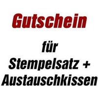 trodat Gutschein für Stempelsatz + Austauschkissen für 4927 mit Logo trodat Gutschein für Stempelsatz + Austauschkissen für 4927 mit Logo von Trodat