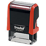 Trodat Personalisierter Adressstempel Printy 4911 Rot 1,4 x 3,8 cm von Trodat