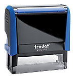 Trodat Personalisierter Adressstempel Printy 4915, mehrfarbig Blau 2,5 x 7 cm von Trodat