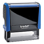 Trodat Personalisierter Adressstempel Printy 4915 Blau 2,5 x 7 cm von Trodat