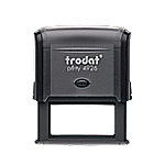 Trodat Personalisierter Adressstempel Printy 4926, mehrfarbig Schwarz 3,8 x 7,5 cm von Trodat