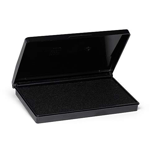 Trodat schwarzes Stempelkissen 9051 für Handstempel, 90 x 50 mm, nachtränkbar und dokumentenecht von Trodat