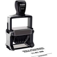 trodat Datumstempel mit Text, individualisierbar 5460 ohne Logo trodat Datumstempel mit Text, individualisierbar 5460 ohne Logo von Trodat