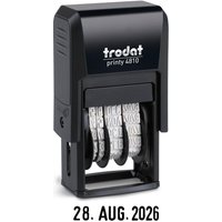 trodat Printy 4810 selbstfärbender Datumstempel - schwarz von Trodat