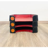 Alte Aktenablage Dokumentenablage Din A4 Vintage von Troedelherz