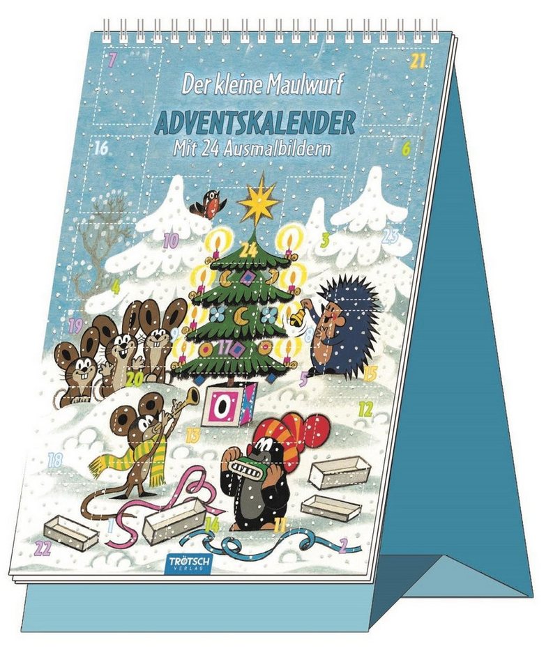 Trötsch Verlag Adventskalender Der kleine Maulwurf Adventskalender von Trötsch Verlag