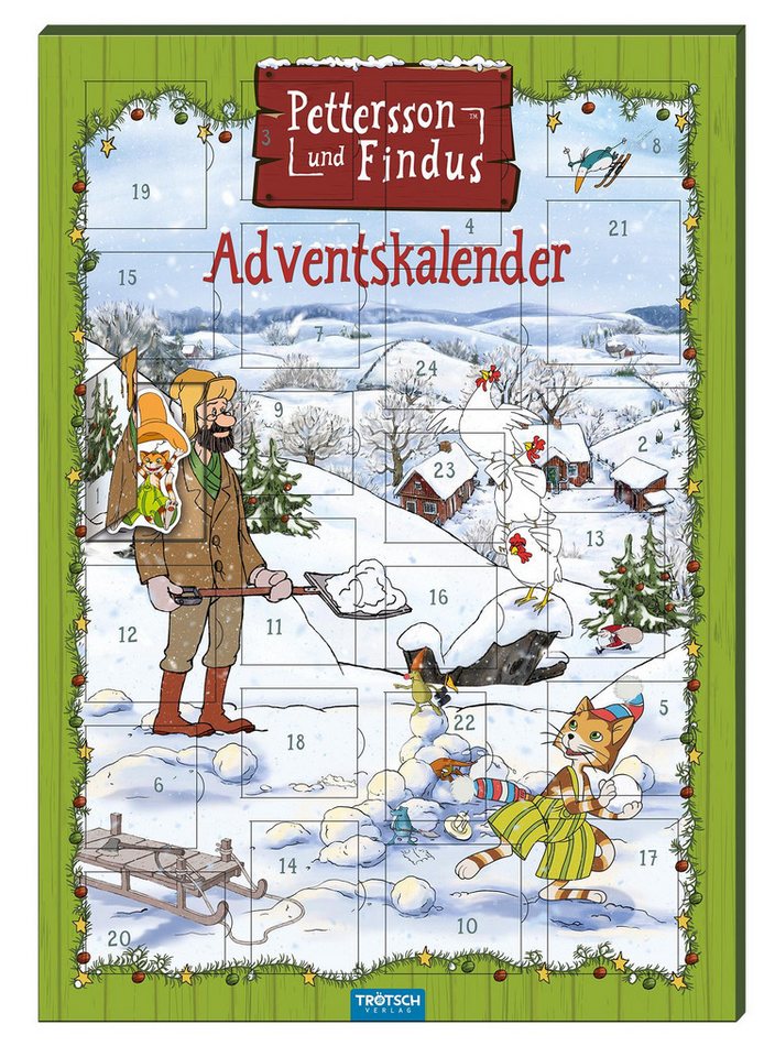 Trötsch Verlag Adventskalender Magnet-Adventskalender "Pettersson & Findus" von Trötsch Verlag