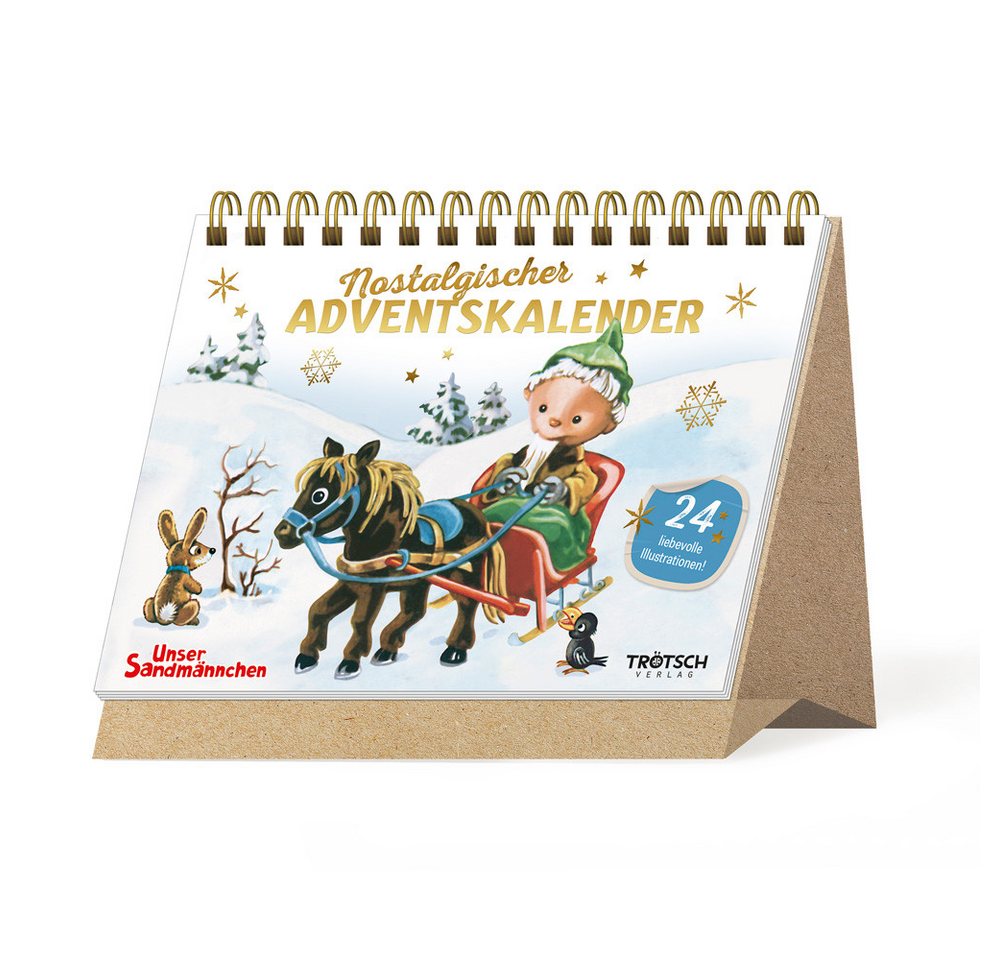 Trötsch Verlag Adventskalender Unser Sandmännchen - Nostalgischer Adventskalender Trötsch Verlag Adventskalender Unser Sandmännchen - Nostalgischer Adventskalender von Trötsch Verlag