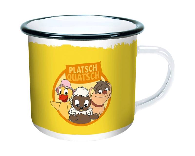 Trötsch Verlag Becher Trötsch Unser Sandmännchen Emaille-Becher Platschquatsch: Emaille-B von Trötsch Verlag