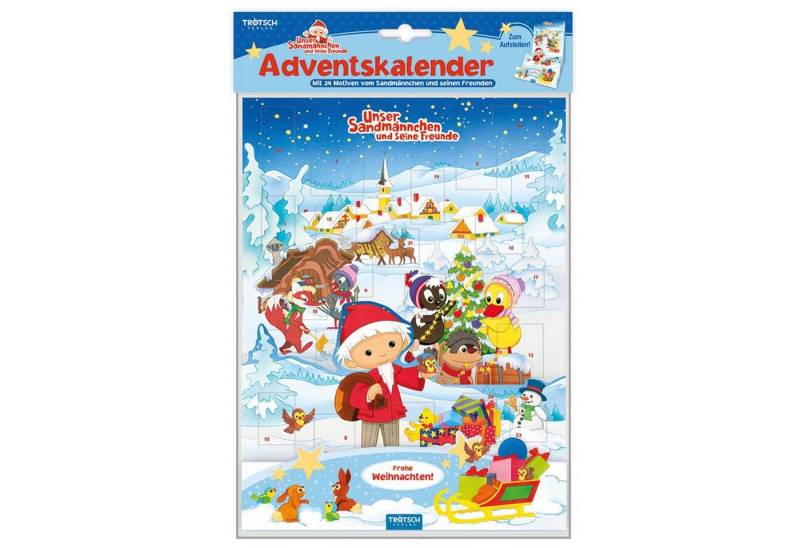 Trötsch Verlag Bücher-Adventskalender Adventskalender (Sandmännchen, 1-tlg), Made in Europe von Trötsch Verlag