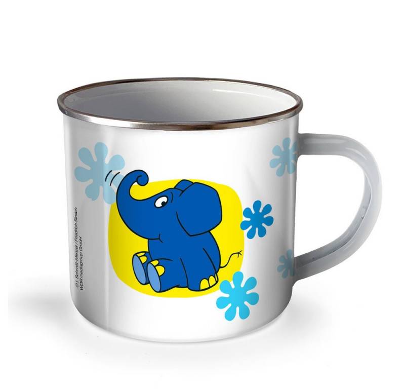 Trötsch Verlag Tasse Trötsch Die Maus Emaille Becher Tasse Elefant von Trötsch Verlag