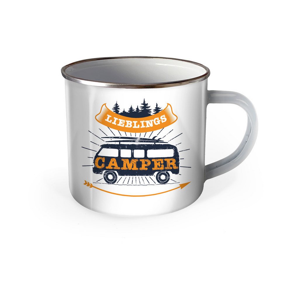 Trötsch Verlag Tasse Trötsch Emaille Becher Camping Tasse Lieblings Camper Trötsch Verlag Tasse Trötsch Emaille Becher Camping Tasse Lieblings Camper von Trötsch Verlag