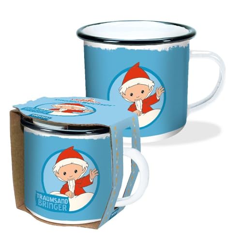 Trötsch Unser Sandmännchen Emaille-Becher Traumsandbringer: Emaille-Becher Sandmann, White von TROTSCH