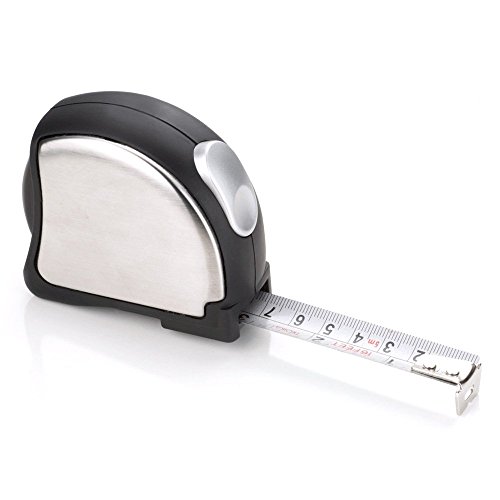 TROIKA Maßband ACCURATE - TAP14/ST - Maßband, 5m/16ft - mit Stopper und Gürtelclip - Edelstahlgehäuse - 5 Meter Band - das Original von TROIKA TROIKA Maßband ACCURATE - TAP14/ST - Maßband, 5m/16ft - mit Stopper und Gürtelclip - Edelstahlgehäuse - 5 Meter Band - das Original von TROIKA von TROIKA