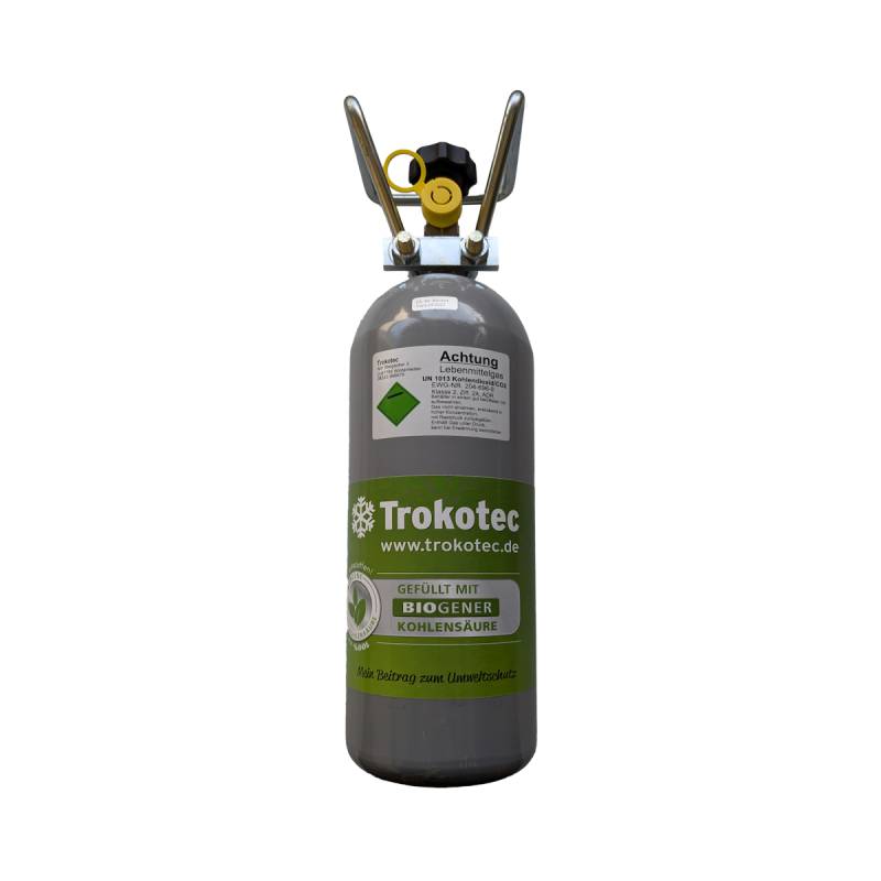 Trokotec CO2 Flasche 2kg biogen Austauschpaket von Trokotec