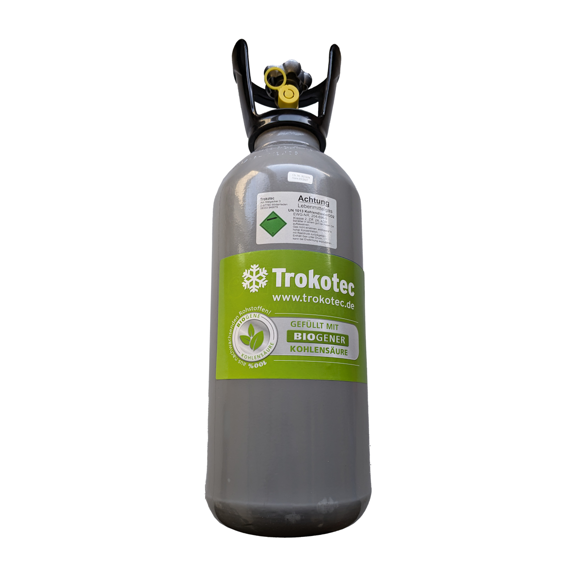 Trokotec CO2 Flasche 6kg biogen Austauschpaket Trokotec CO2 Flasche 6kg biogen Austauschpaket von Trokotec
