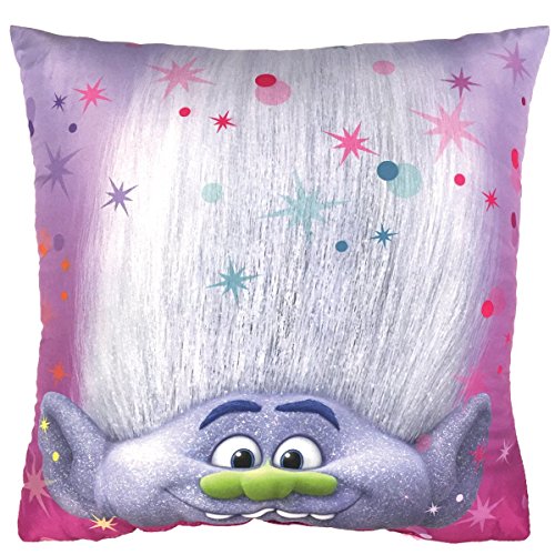 Trolls Poppy Kissen, Polyester, Mehrfarbig, 40 x 40 x 8 cm von CTI