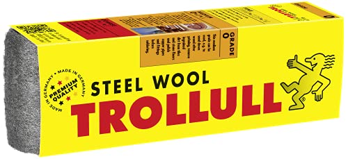 Trollull Stahlwolle, 200 g, Medium, 0, kann verwendet werden, um Holz, Schmutz von Fliesen und Steinböden, Polieren von Kupferrohren und Armaturen Trollull Stahlwolle, 200 g, Medium, 0, kann verwendet werden, um Holz, Schmutz von Fliesen und Steinböden, Polieren von Kupferrohren und Armaturen von Trollull