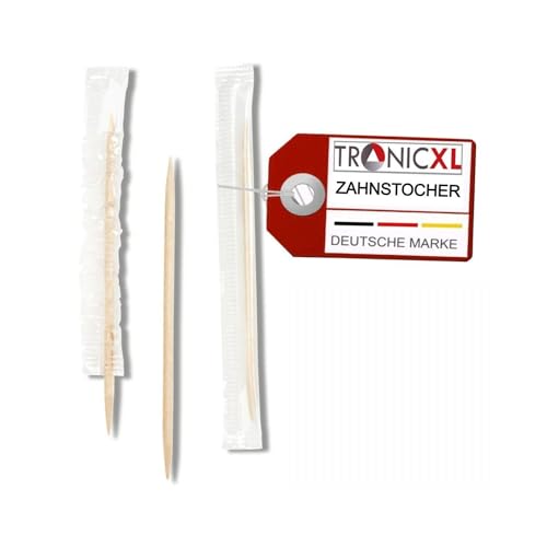 1000 x Zahnstocher einzeln verpackt Gastro Gastronomie Bistro Holz Zubehör Holz Holzzahnstocher 1000 x Zahnstocher einzeln verpackt Gastro Gastronomie Bistro Holz Zubehör Holz Holzzahnstocher von TronicXL