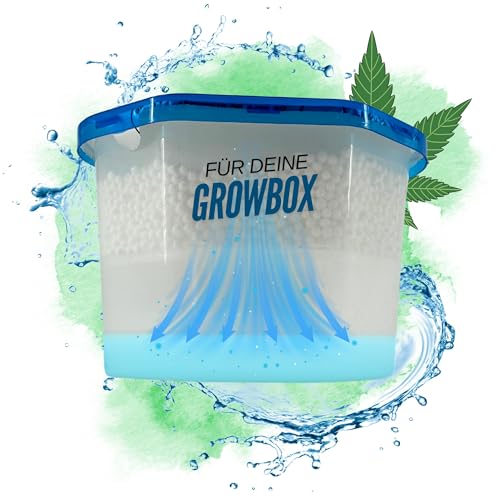 TronicXL 1 Luftentfeuchter 500ml für Growbox Grower Grow Anbau Zubehör Box Boxen Granulat Raumentfeuchter Entfeuchter Growzelt Zelt Zelte Zimmergewächshaus Klima von TronicXL