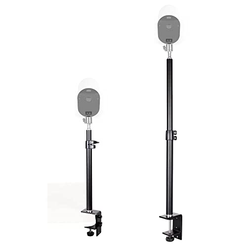 TronicXL 1 Stück Tisch Ständer Klemme Stativ für Überwachungskamera Kamera CCTV Arlo Pro 1 2 3 4 Eufy Wyze Pan VR Rift Ring Cam Sensor HTC Vive Basisstation 1/4" Netatmo Wetterstation von TronicXL