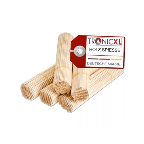 TronicXL 1000 x Holzspieß 200x3mm Schaschlikspieße 20cm lange Holzspiesse Grillspieße Spiesse Birke Grillspieß Gastro Posten B2B TronicXL 1000 x Holzspieß 200x3mm Schaschlikspieße 20cm lange Holzspiesse Grillspieße Spiesse Birke Grillspieß Gastro Posten B2B von TronicXL