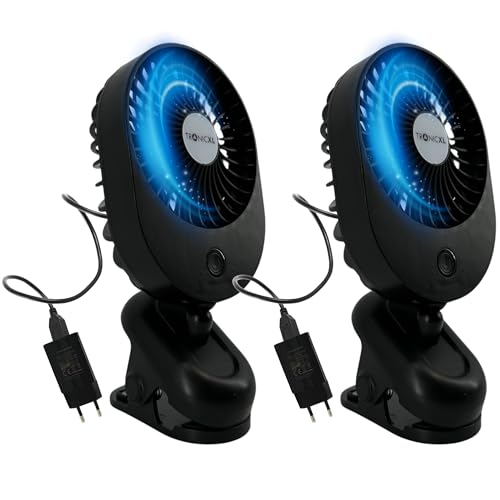 TronicXL 2 Stück Ventilator mit Clip Klipp Klemmefür Steckdose 230V Klemmventilator I Clipventilator TronicXL 2 Stück Ventilator mit Clip Klipp Klemmefür Steckdose 230V Klemmventilator I Clipventilator von TronicXL