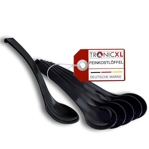 TronicXL 60 Stück Feinkostlöffel SAN Kunststoff spülmaschinenfest Löffel Löffelkelle Kelle Servierlöffel Servierbesteck schwarz SUN TronicXL 60 Stück Feinkostlöffel SAN Kunststoff spülmaschinenfest Löffel Löffelkelle Kelle Servierlöffel Servierbesteck schwarz SUN von TronicXL