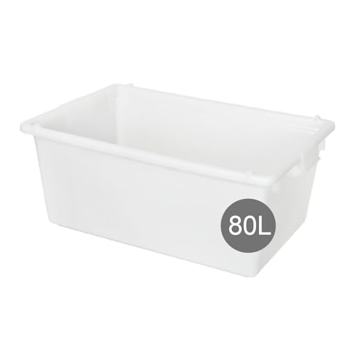 TronicXL 80L XXL Universal Behälter Bütte Tonne 80 Liter Rechteckbehälter Bütte lebensmittelecht Wanne Lebensmittel TronicXL 80L XXL Universal Behälter Bütte Tonne 80 Liter Rechteckbehälter Bütte lebensmittelecht Wanne Lebensmittel von TronicXL