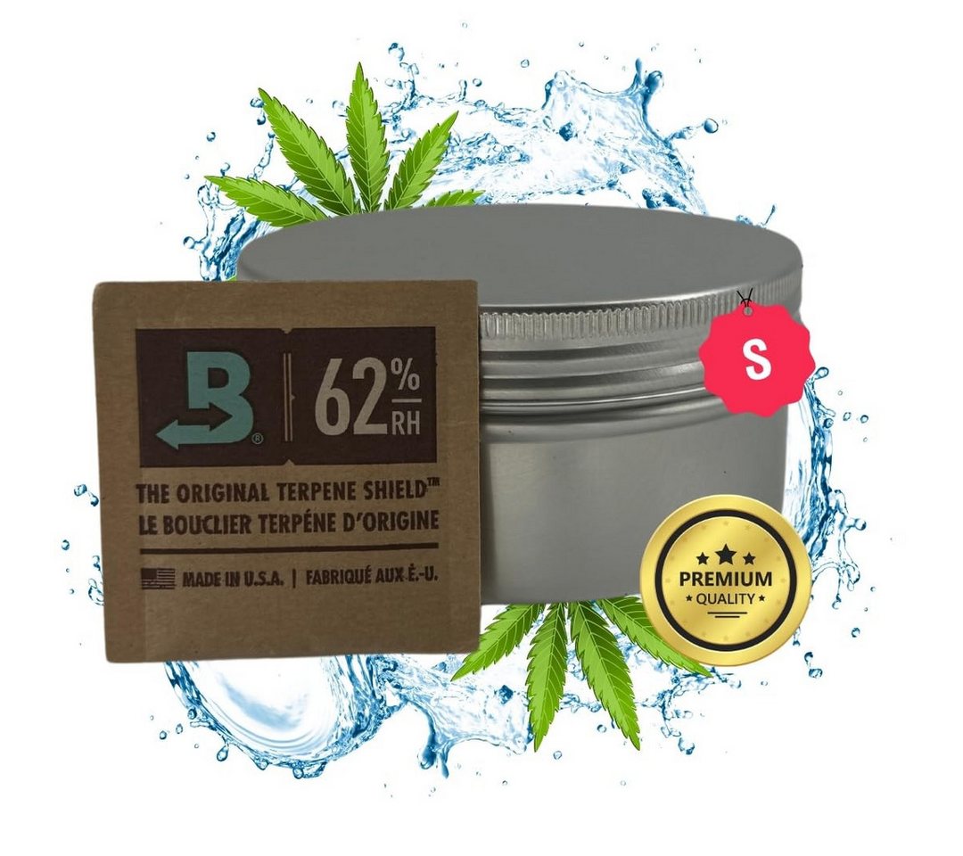 TronicXL Aufbewahrungsdose Für Stash Dose Grow Ernte Aufbewahrung + Boveda 62% luftdicht Zubehör, Schützt vor UV Einstrahlung von TronicXL