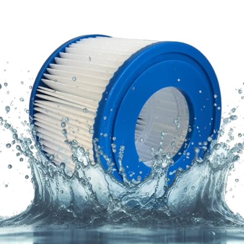 TronicXL Filter kompatibel mit Bestway TYP VI Gr vi Filterkartuschen für Lay-Z-Spa Miami Vegas Monaco BW58323 58239-6 Whirlpool Ersatzteil 60311 58323 (16 Stück) von TronicXL