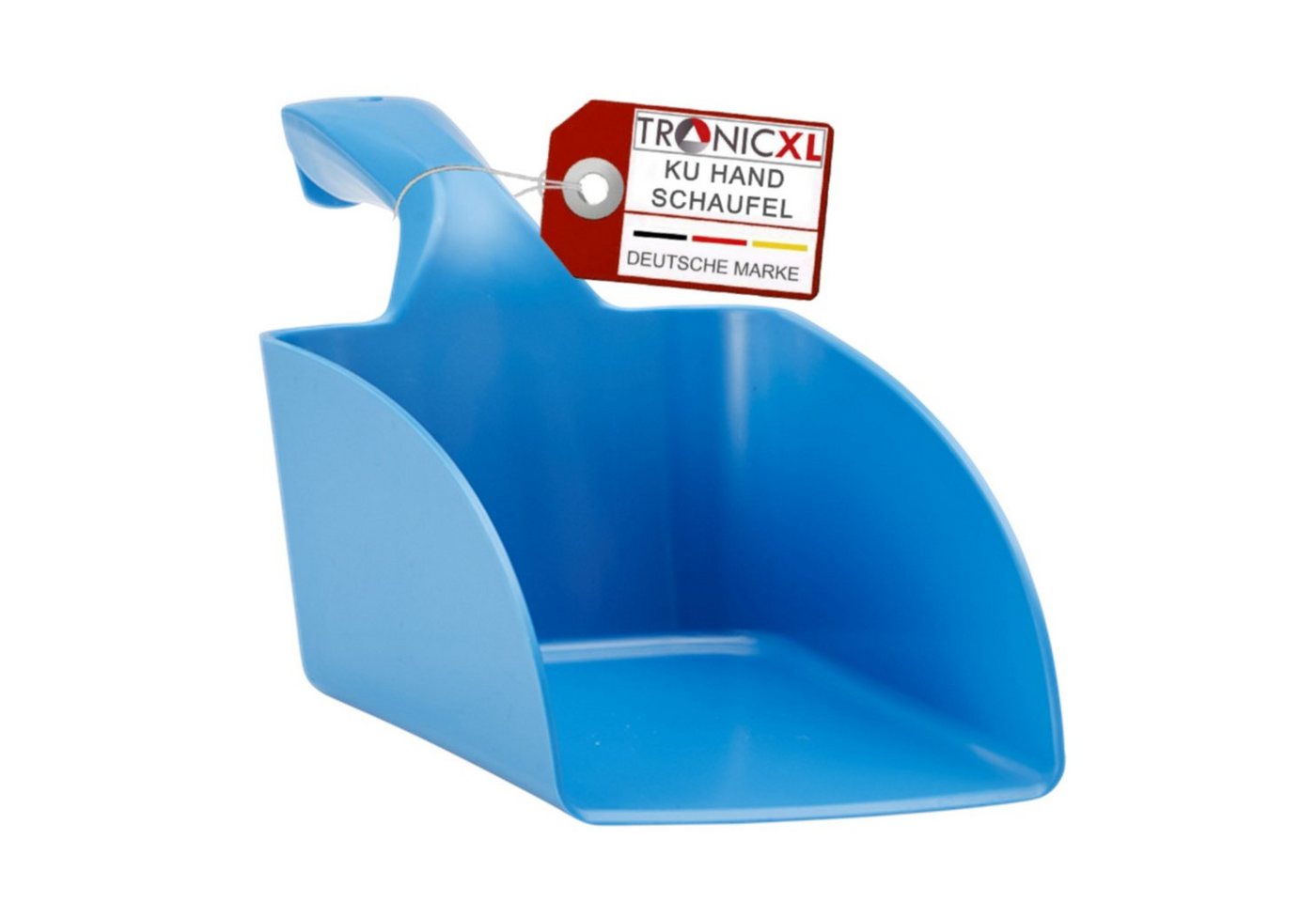 TronicXL Küchenschaufel 1x 0,5l Schaufel blau Handschaufel Küche Gastro Kunststoff 0,5 Liter von TronicXL