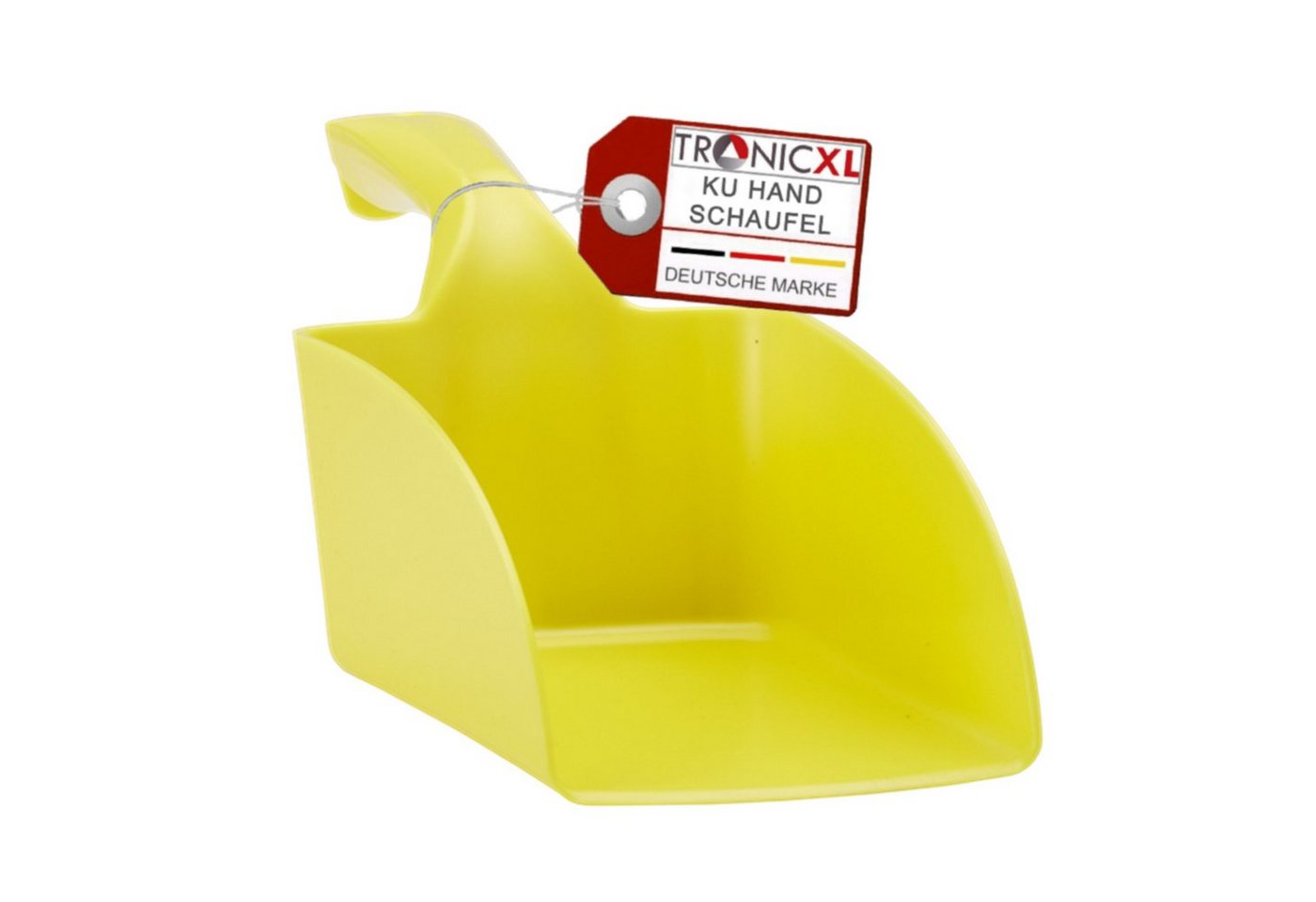 TronicXL Küchenschaufel 1x 0,5l Schaufel gelb Handschaufel Küche Gastro Kunststoff 0,5 Liter von TronicXL
