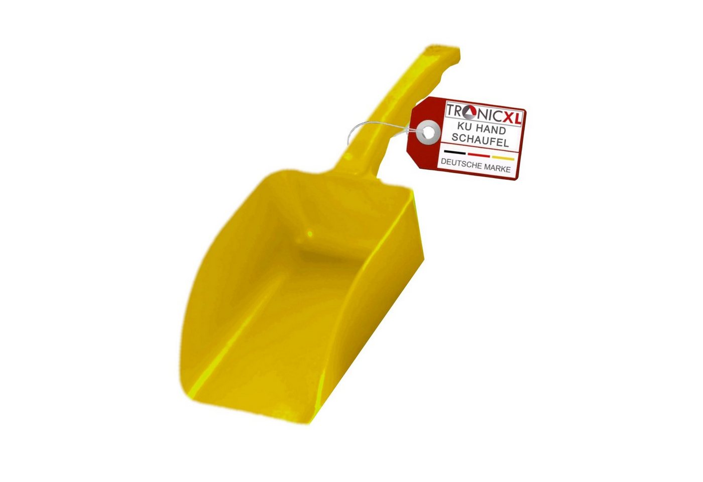 TronicXL Küchenschaufel 1x 750ml Schaufel gelb Handschaufel Kunststoff Küche Gastronomie Küche von TronicXL