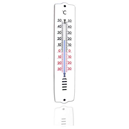 TronicXL Küchenthermometer Küche Küchen Thermometer Wandthermometer Innen Außen Thermometer -30 bis +50°C - Garten Haus Zimmer Wand I Innenbereich I Indoor Outdoor I Zimmerthermometer von TronicXL