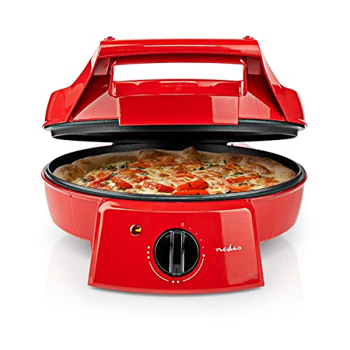 TronicXL Elektrische Bratpfanne Pizzaofen elektrisch I Für 30cm Pizza Pfannkuchen Omelett Pancakes Maker Ofen I Elektro Pizzamaker Ofen Pfanne von TronicXL