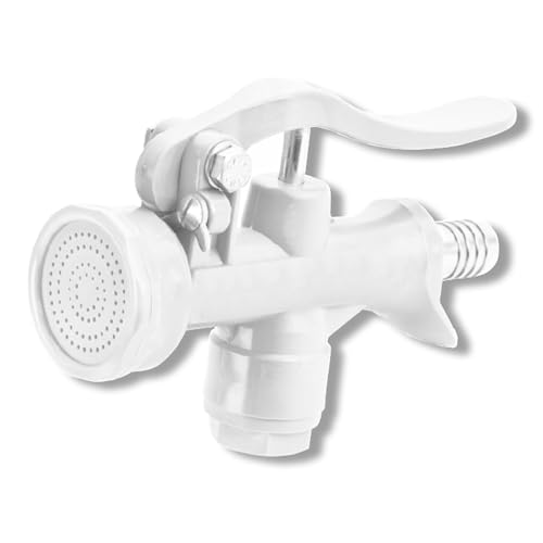 TronicXL Profi Waschbrause Sparbrause 3/4 Zoll 19mm weiß Reinigungspistole Spar Wasch Brause Pistole Reinigung von TronicXL
