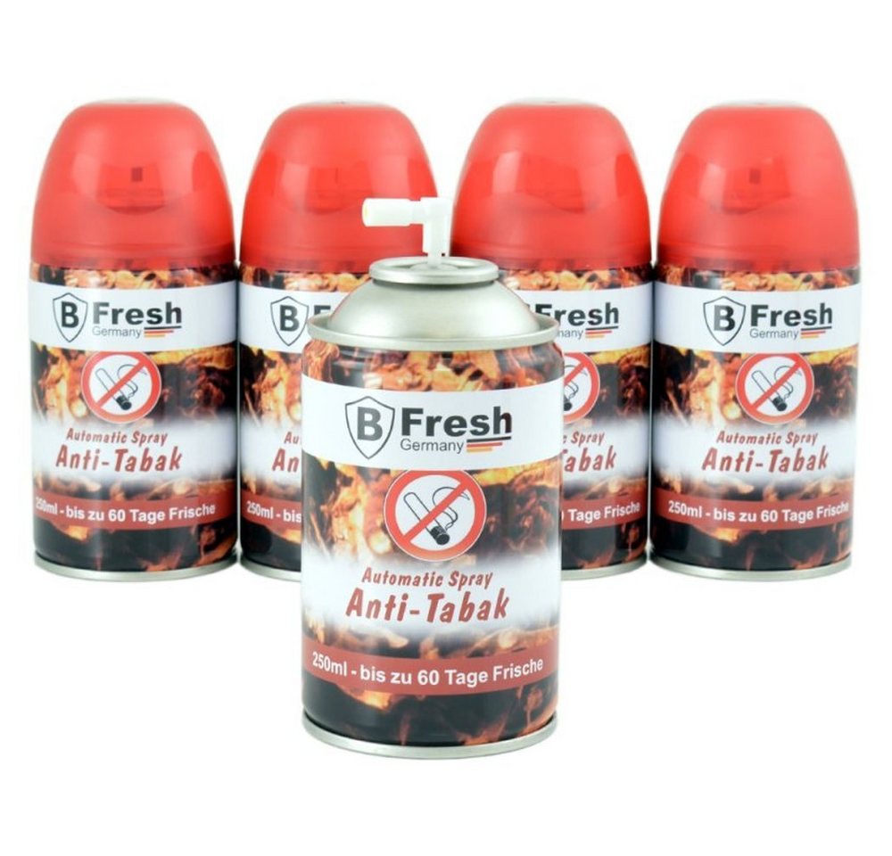 TronicXL Raumduft-Nachfüllflasche 4x 250ml Nachfüller Duft Spray für Airwick Freshmatic Max Anti Tabak von TronicXL