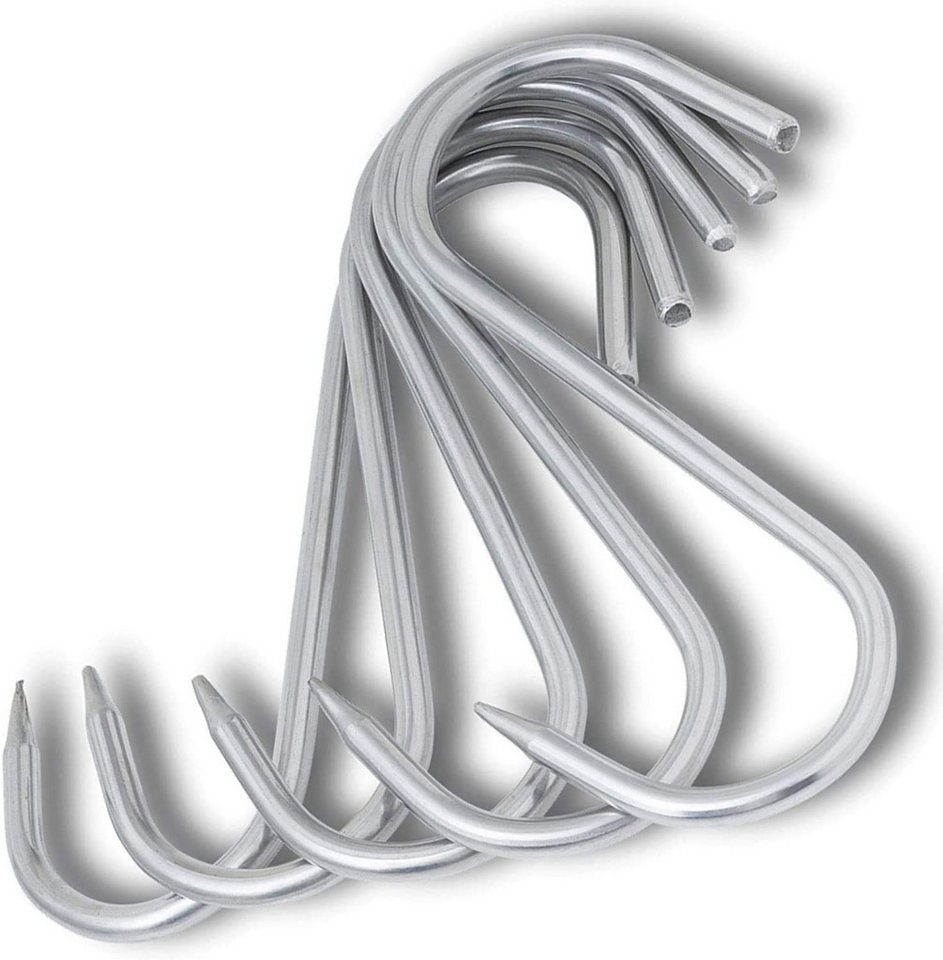 TronicXL S-Haken 10x S-Haken EDELSTAHL 80mm x 4mm Fleischhaken Fleischerhaken Metall TronicXL S-Haken 10x S-Haken EDELSTAHL 80mm x 4mm Fleischhaken Fleischerhaken Metall von TronicXL
