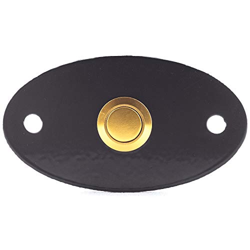TronicXL V2A Klingelschild Klingelplatte Alu Aluminium anthrazit Taster gold von TronicXL
