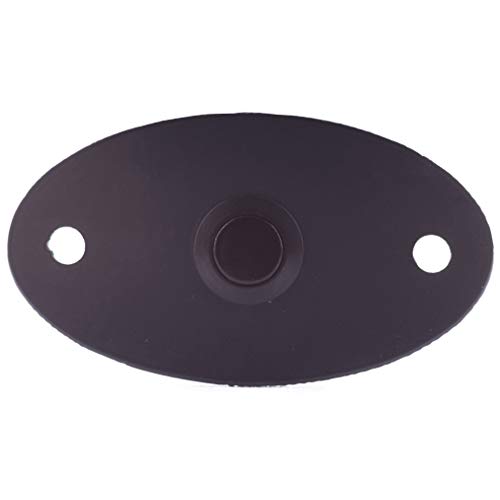 TronicXL V2A Klingelschild Klingelplatte Aluminium Alu Metall Unterputz Montage anthrazit Taster schwarz von TronicXL