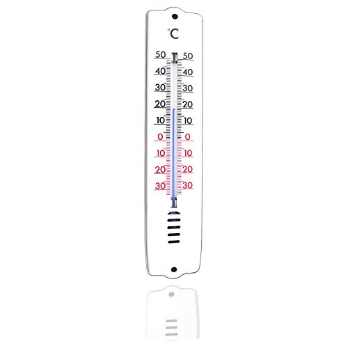 TronicXL Wandthermometer Innen Außen Thermometer -30 bis +50°C - Garten I Haus I Zimmer I Wand I Innenbereich I Außenbereich Aussenbereich Aussen I Zimmerthermometer Raumthermometer weiß weiss TronicXL Wandthermometer Innen Außen Thermometer -30 bis +50°C - Garten I Haus I Zimmer I Wand I Innenbereich I Außenbereich Aussenbereich Aussen I Zimmerthermometer Raumthermometer weiß weiss von TronicXL